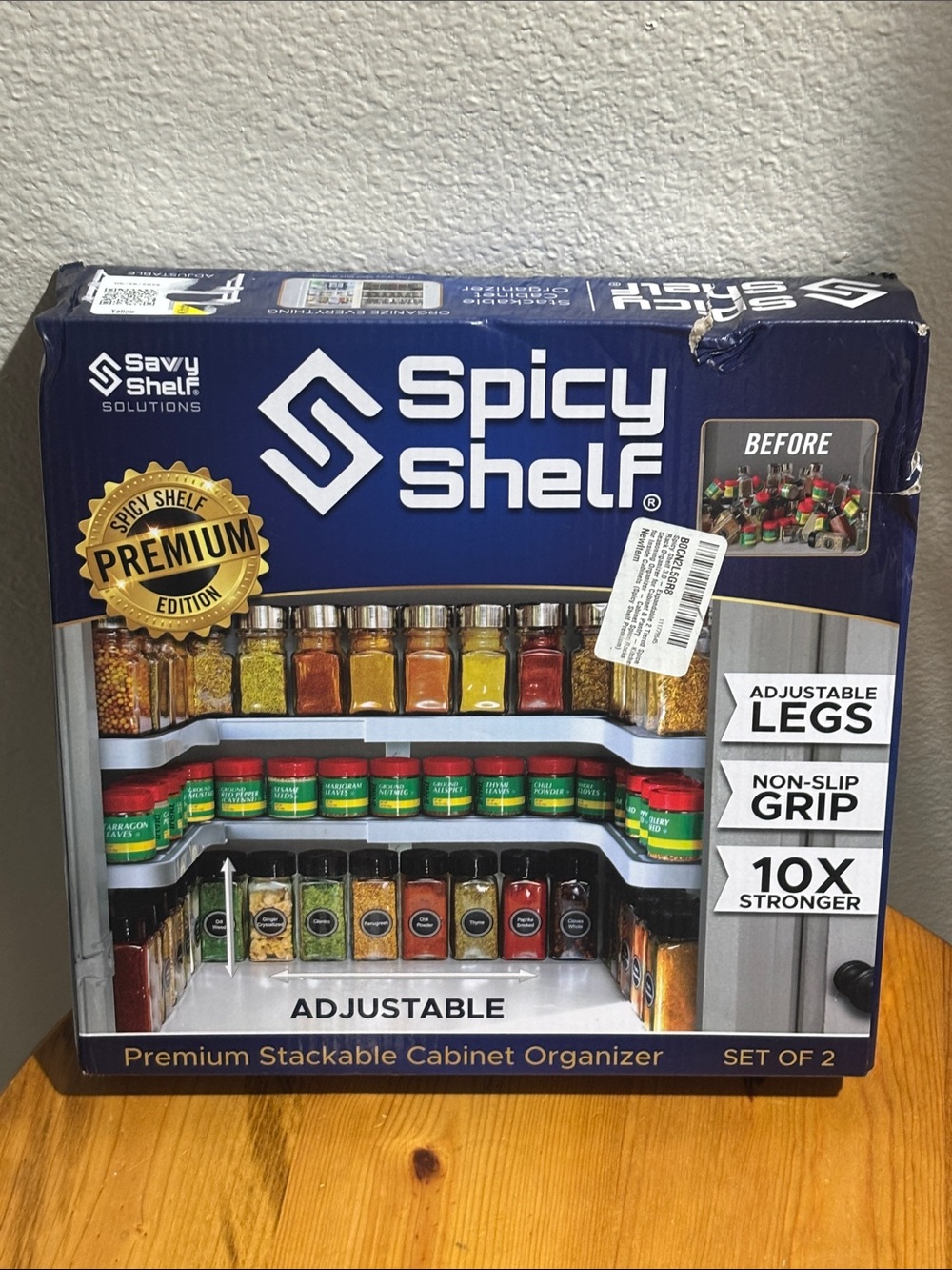 Spicy Shelf Solutions White Adjustable Shelves NWT